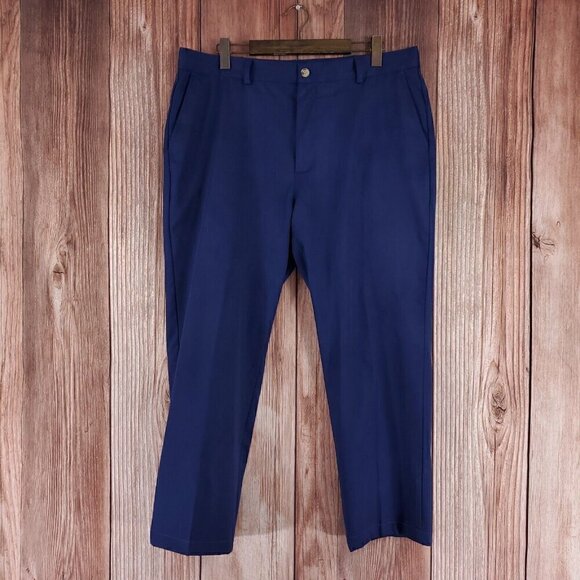 *READ* Vineyard Vines Mens Size 38X27.75 Navy Blue Performance Links Golf Pants - Picture 1 of 15
